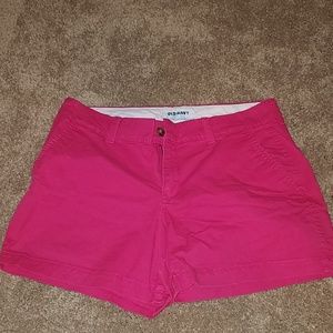 5" inseam hot pink shorts